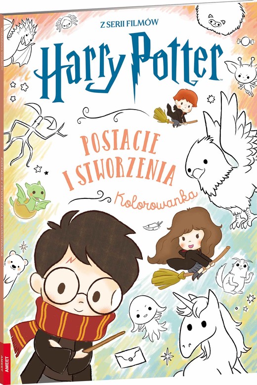 okładka Harry Potter Postacie i Stworzenia kolorowanka CTC-5101 książka