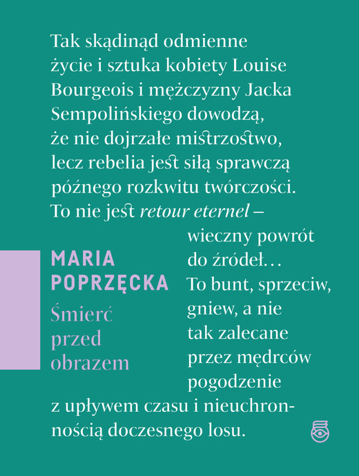 okładka Śmierć przed obrazem ebook | epub, mobi | Maria Poprzęcka