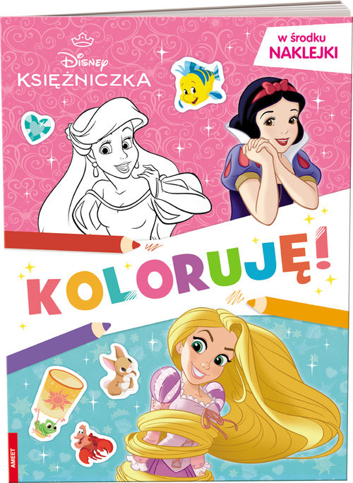 okładka Disney Księżniczka Koloruję! książka