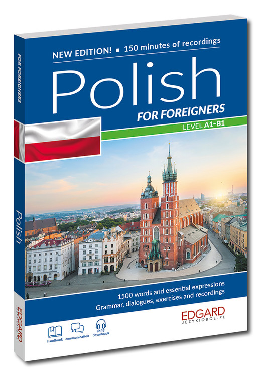 okładka Polish for Foreigners. Polski dla obcokrajowców. Kurs podstawowy wyd. 5 książka