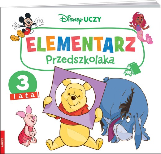 okładka Disney uczy Elementarz przedszkolaka 3 lata UEP-9308 książka