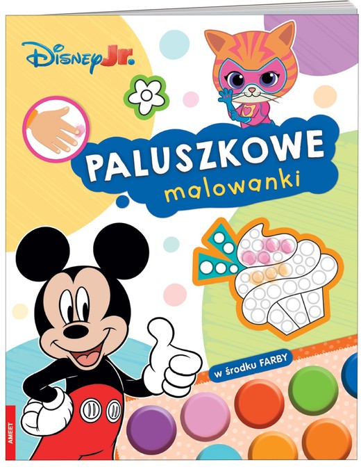 okładka Disney Junior Paluszkowe malowanki PAL-9101 książka
