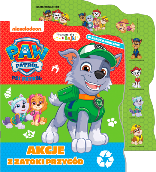 okładka Akcje z zatoki przygód. Psi Patrol. Przyjaciele z bajki książka