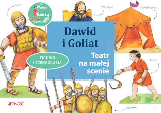 okładka Dawid i Goliat. Teatr na małej scenie. Figurki i scenografia książka