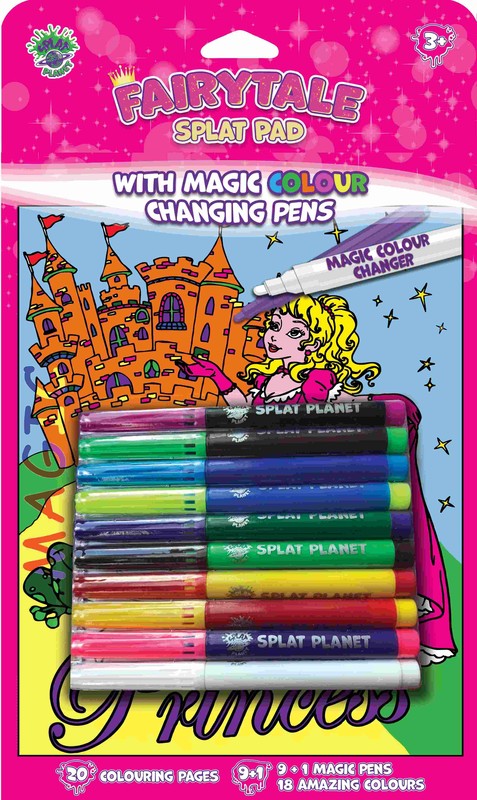 okładka Książeczka do malowania z mazakami zmieniającymi kolor Księżniczka książka