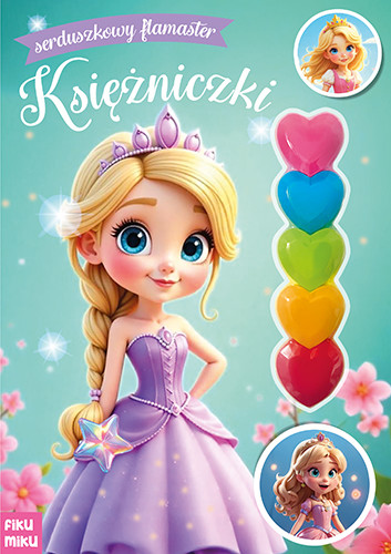 okładka Księżniczki. Serduszka książka