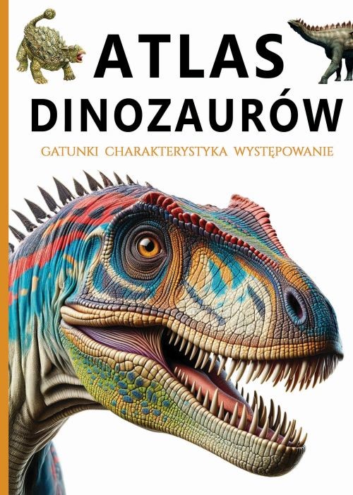 okładka Atlas dinozaurów książka