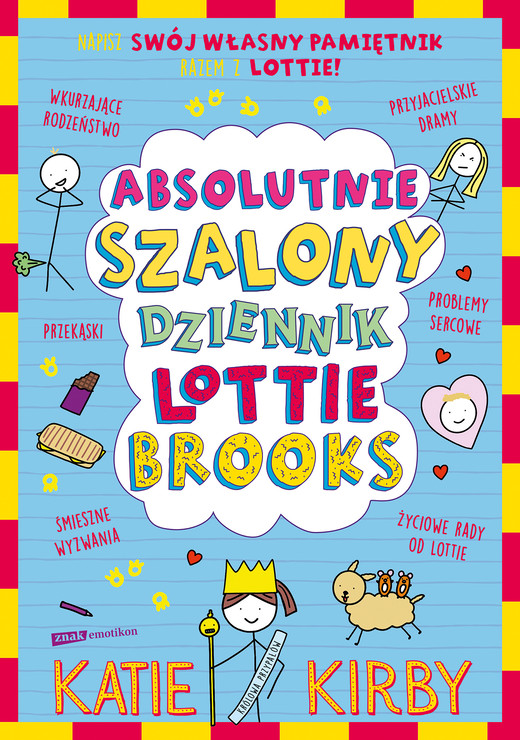 okładka Absolutnie szalony dziennik Lottie Brooks ebook | epub, mobi | Katie Kirby
