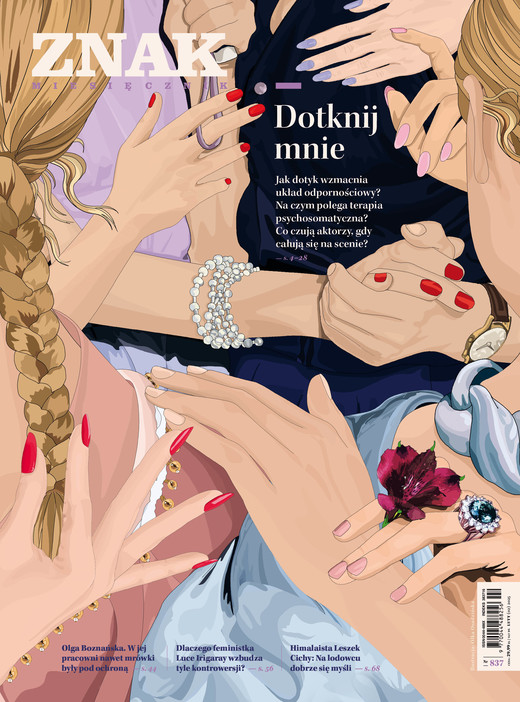 okładka Miesięcznik ZNAK 837 (2/2025) - Dotknij mnie książka | Autor zbiorowy