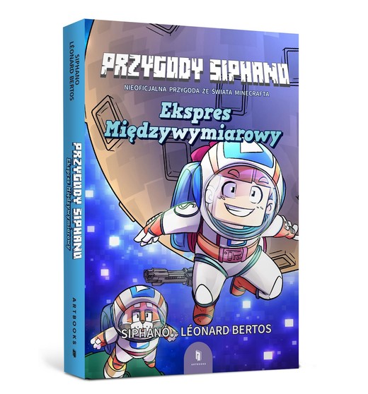 okładka Minecraft. Przygody siphano. Ekspres międzywymiarowy książka