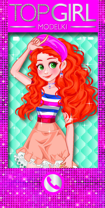 okładka Top Girl Modelki Książeczka telefon książka | Jul Łyskawa