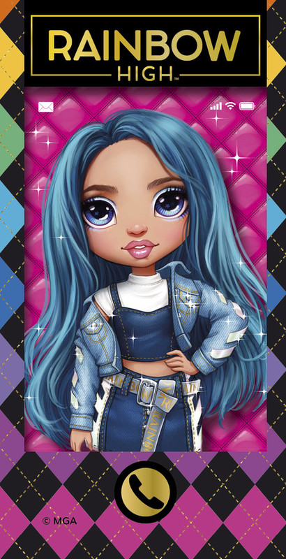 okładka Rainbow High. Jade i Skyler. Książeczka telefon książka