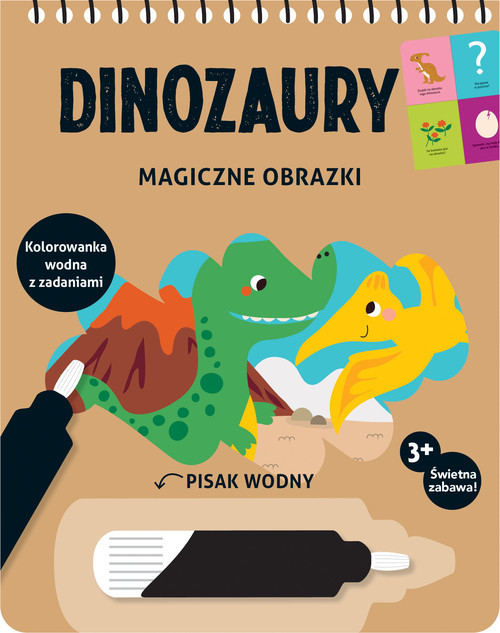 okładka Magiczne obrazki. Dinozaury książka