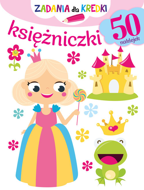 okładka Zadania dla kredki. Księżniczki książka