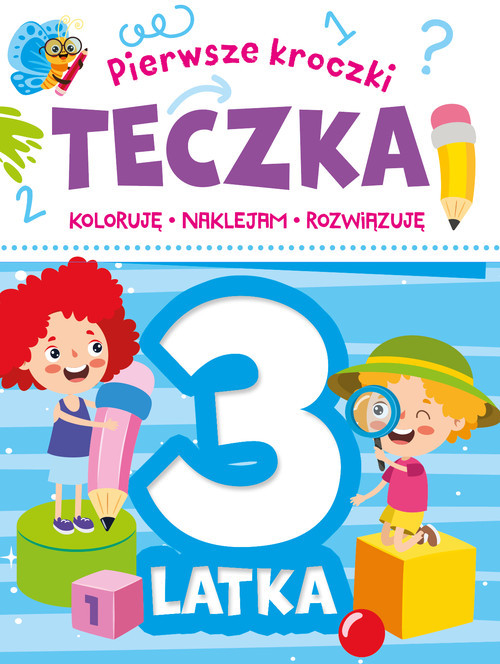 okładka Pierwsze kroczki. Teczka 3-latka książka