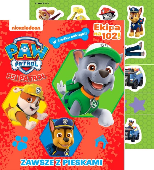 okładka Zawsze z pieskami. Psi Patrol Ekipa na 102 książka | Opracowanie zbiorowe