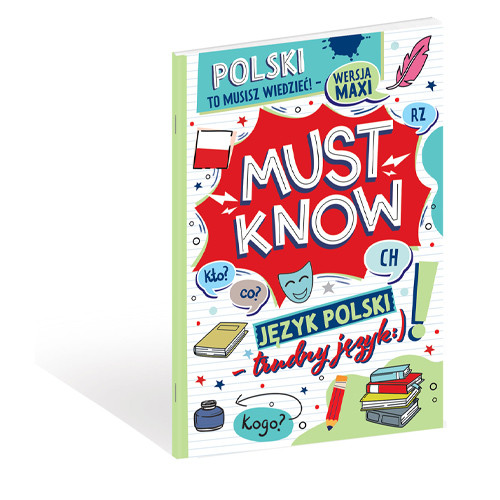 okładka Książeczka A4 Must Know Język Polski książka
