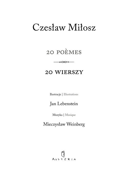 okładka 20 Poemes / 20 Wierszy książka