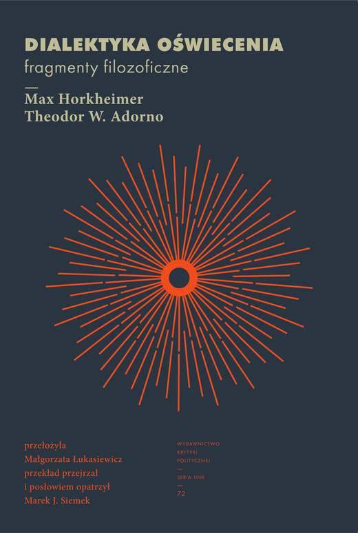 okładka Dialektyka oświecenia ebook | epub, mobi | Max Horkheimer, Theodor W. Adorno