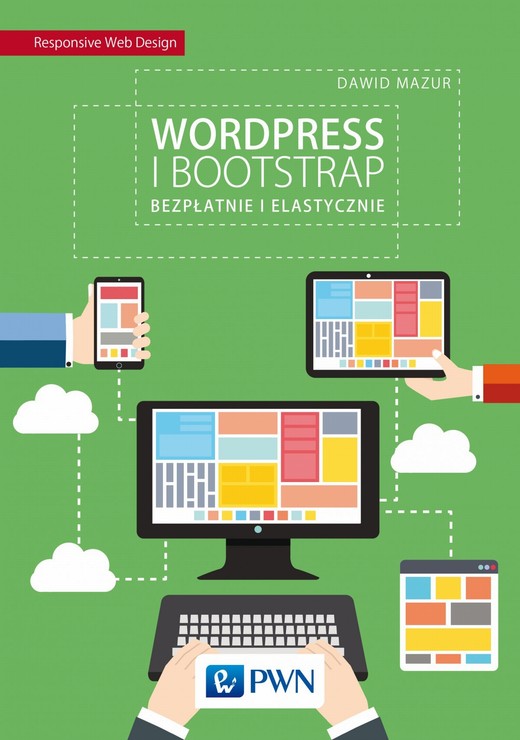 okładka WordPress i Bootstrap. Bezpłatnie i elastycznie ebook | epub, mobi | Dawid Mazur