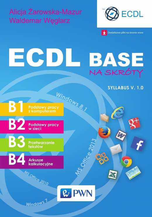 okładka ECDL Base na skróty. Syllabus v. 1.0 ebook | epub, mobi | Waldemar Węglarz, Alicja Żarowska-Mazur