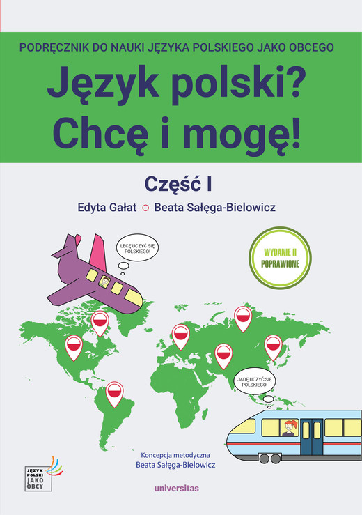 okładka Język polski? Chcę i mogę! Część I: A1 - wyd. II poprawione ebook | pdf | Beata Sałęga-Bielowicz, Edyta Gałat