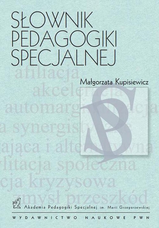 okładka Słownik pedagogiki specjalnej ebook | epub, mobi | Małgorzata Kupisiewicz