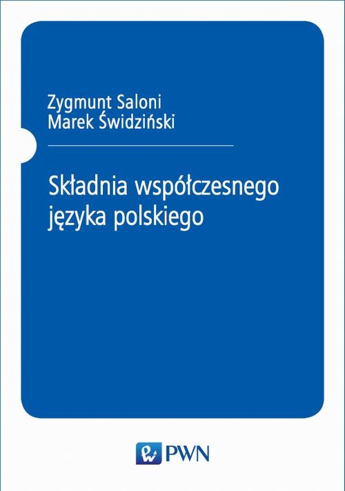 okładka Składnia współczesnego języka polskiego ebook | pdf | Zygmunt Saloni, Marek Świdziński