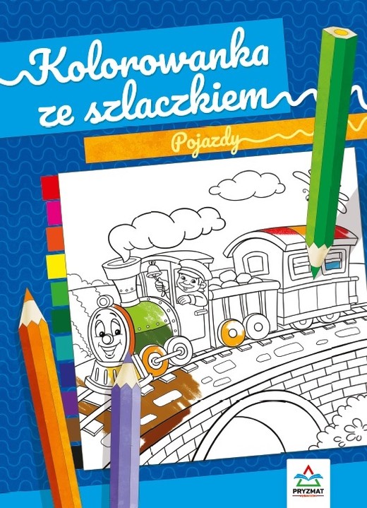 okładka Kolorowanka ze szlaczkiem. Pojazdy książka