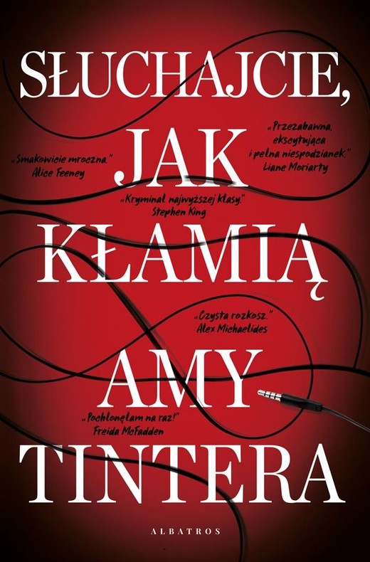 okładka Słuchajcie, jak kłamią książka | Amy Tintera