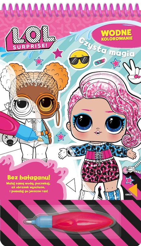 okładka L.O.L. Surprise! Wodne kolorowanie książka
