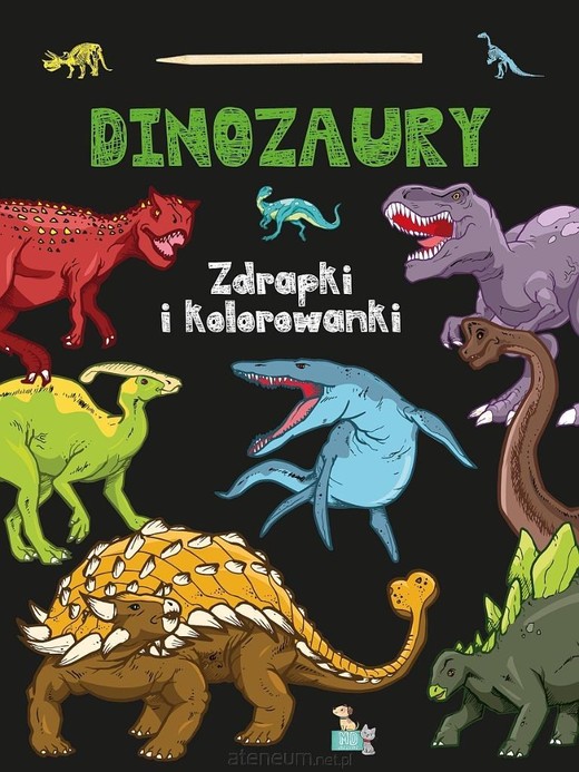 okładka Dinozaury. Zdrapki i kolorowanki książka