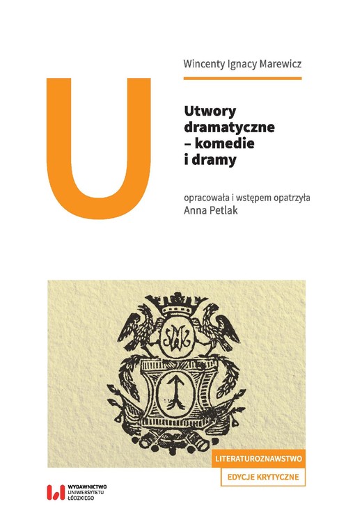 okładka Utwory dramatyczne – komedie i dramy ebook | pdf | Wincenty Ignacy Marewicz