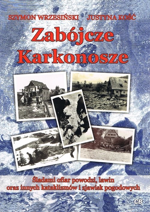 okładka Zabójcze Karkonosze. Śladami ofiar powodzi, lawin oraz innych kataklizmów i zjawisk pogodowych książka | Justyna Kość, Szymon Wrzesiński