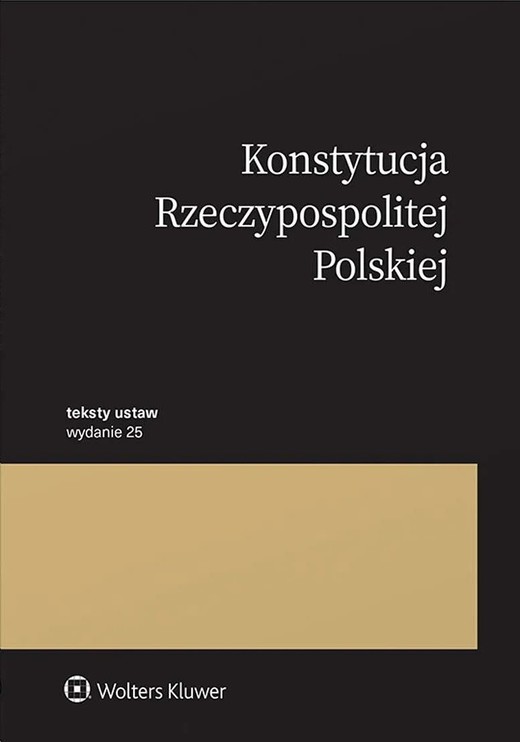 okładka Konstytucja Rzeczypospolitej Polskiej. Przepisy książka