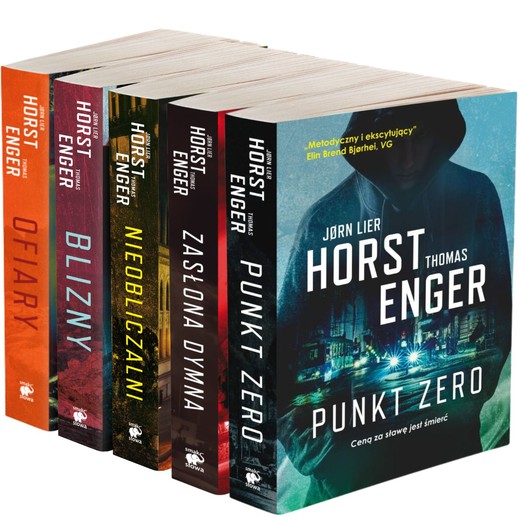 okładka Pakiet Blix i Ramm na tropie zbrodni / Punkt zero / Zasłona dymna / Nieobliczalni / Blizny / Ofiary książka