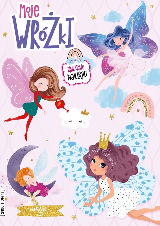 okładka Moje wrózki z brokatem książka