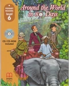 okładka Around The World In Eighty Days (Level 6) Student'S Book (With CD-Rom) książka