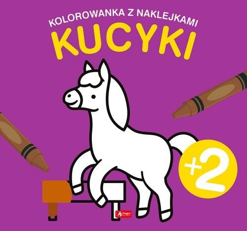 okładka Kucyki Kolorowanka z naklejkami książka