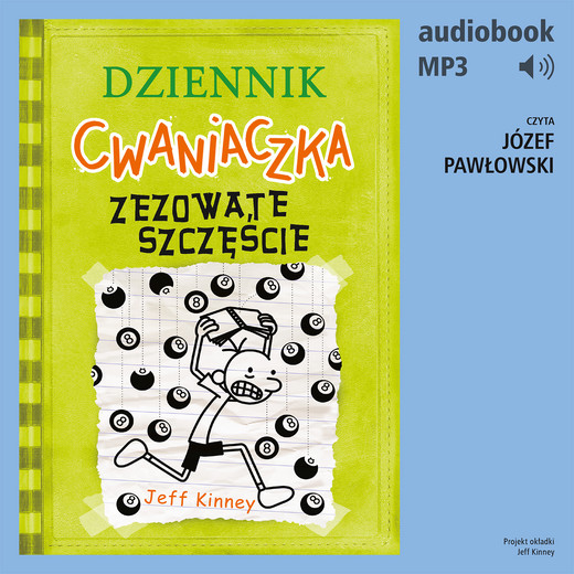 okładka Dziennik cwaniaczka 8. Zezowate szczęście audiobook | MP3 | Jeff Kinney