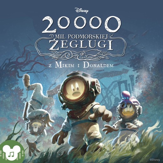 okładka Disney. 20 000 mil podwodnej żeglugi z Mikim i Donaldem audiobook | MP3 | Autor zbiorowy