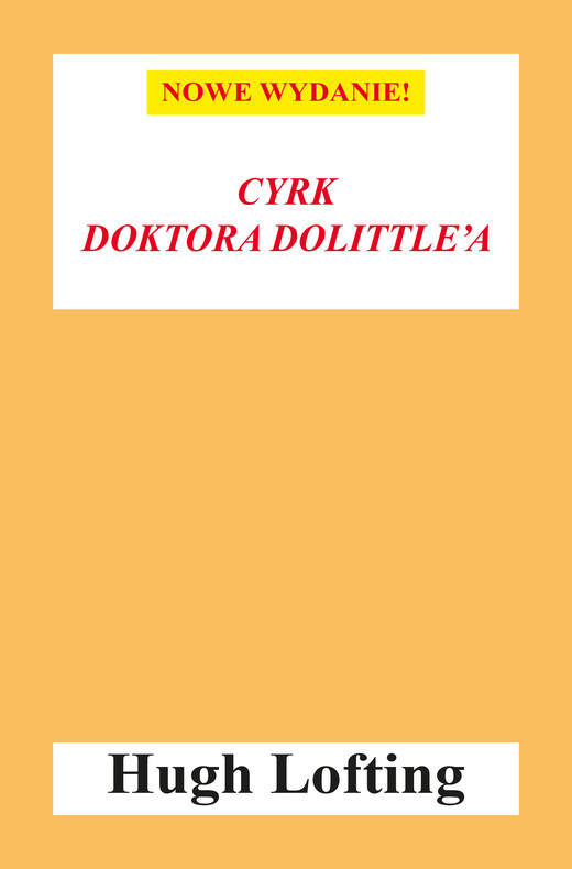 okładka Cyrk doktora Dolittle'a ebook | epub, mobi | Hugh Lofting
