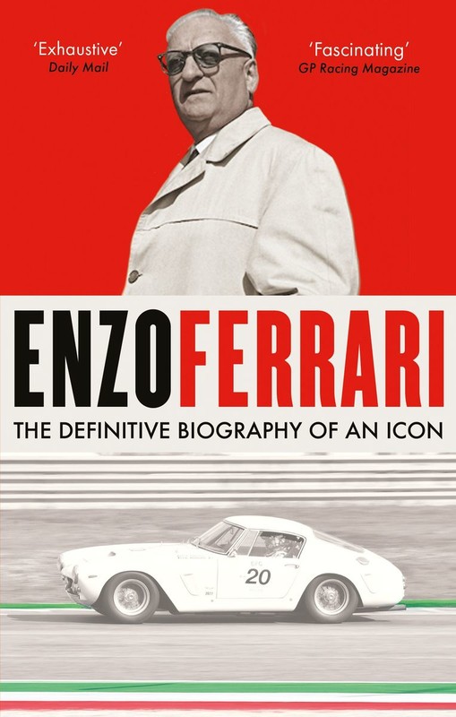 okładka Enzo Ferrari. The definitive biography of an icon wer. angielska książka