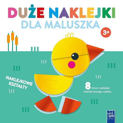 okładka Duże naklejki dla maluszka. Kaczuszka 3+ książka