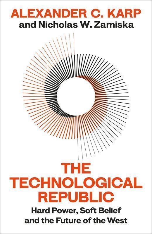 okładka The technological republic wer. angielska książka