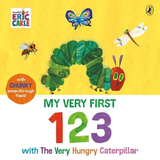 okładka My very first 123 with the very hungry Caterpillar wer. angielska książka
