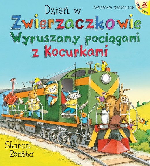 okładka Wyruszamy pociągami z Kocurkami. Dzień w Zwierzaczkowie książka