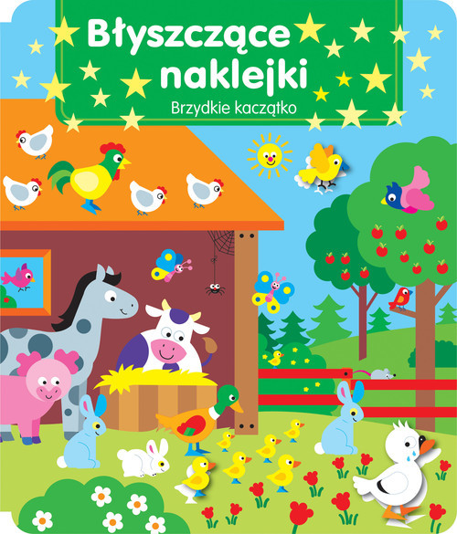 okładka Błyszczące naklejki Brzydkie kaczątko książka