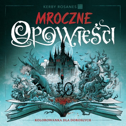 okładka Mroczne opowieści. Kolorowanka dla dorosłych książka