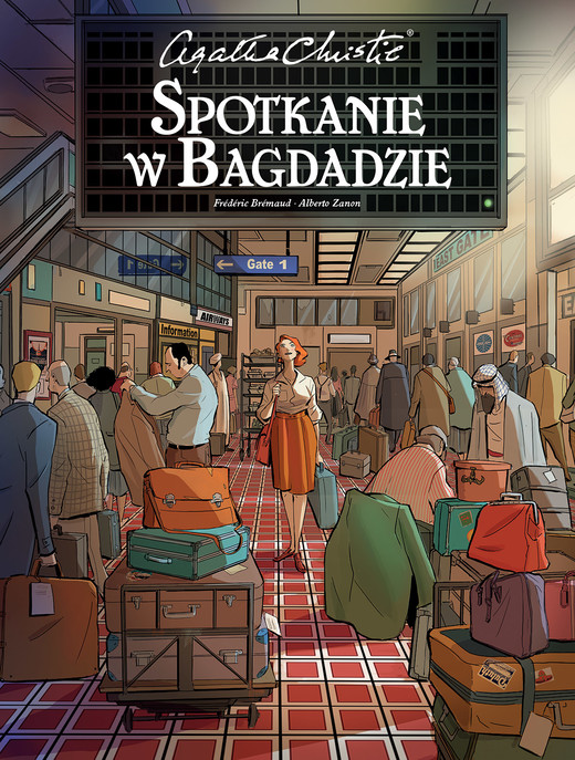 okładka Spotkanie w Bagdadzie. Agatha Christie książka